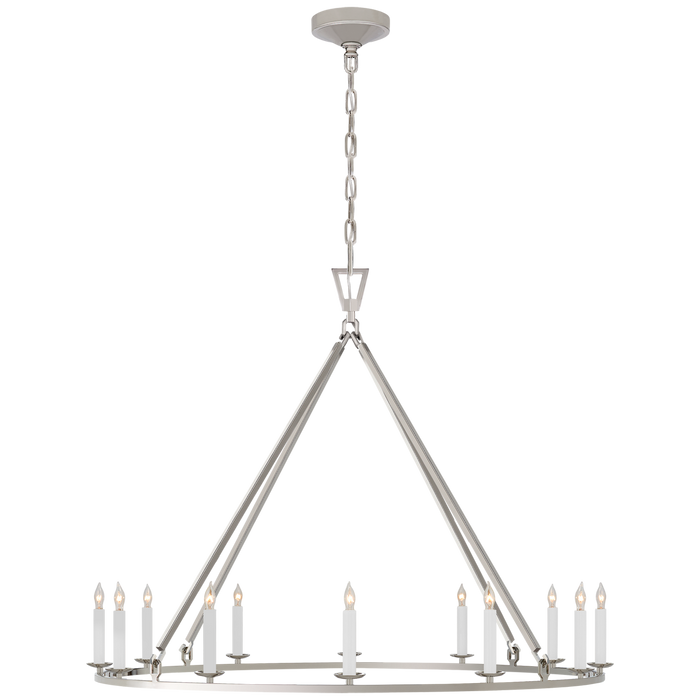 Visual Comfort Signature Darlana Large Single Ring Chandelier