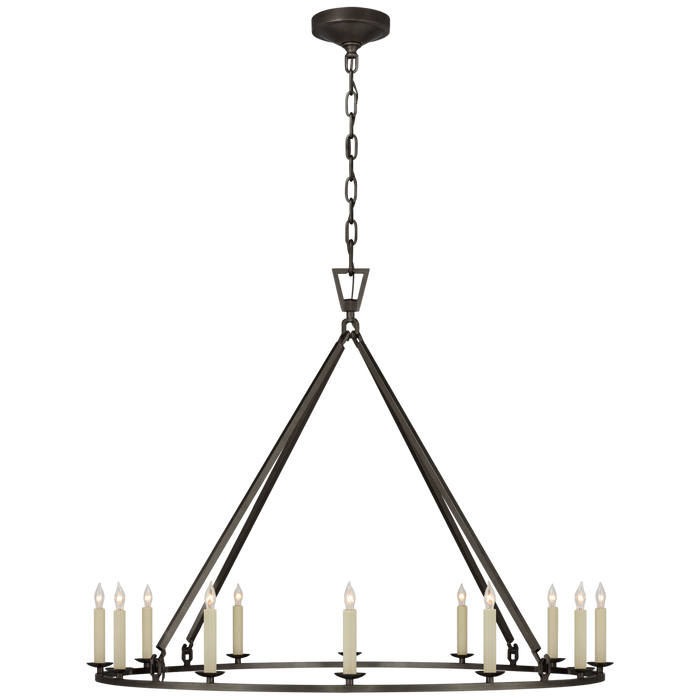 Visual Comfort Signature Darlana Large Single Ring Chandelier
