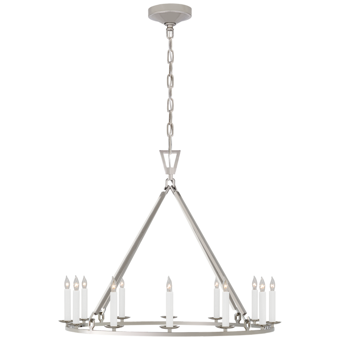 Visual Comfort Signature Darlana Medium Single Ring Chandelier