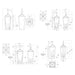 Visual Comfort Signature Darlana Tall Bracketed Wall Lantern