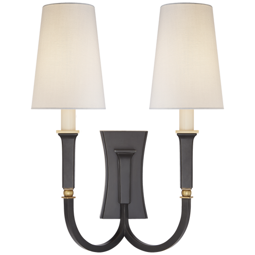 Visual Comfort Signature Delphia Large Double Arm Sconce