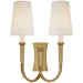 Visual Comfort Signature Delphia Large Double Arm Sconce