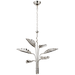 Visual Comfort Signature Dumaine Medium Pierced Leaf Chandelier