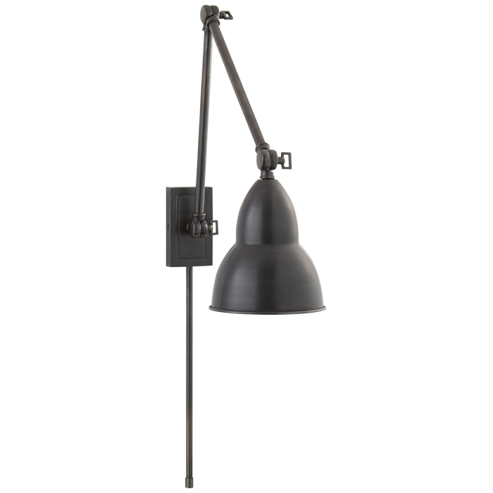 Visual Comfort Signature French Library Double Arm Wall Lamp