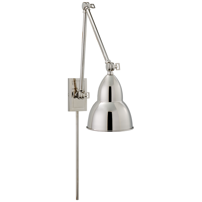 Visual Comfort Signature French Library Double Arm Wall Lamp