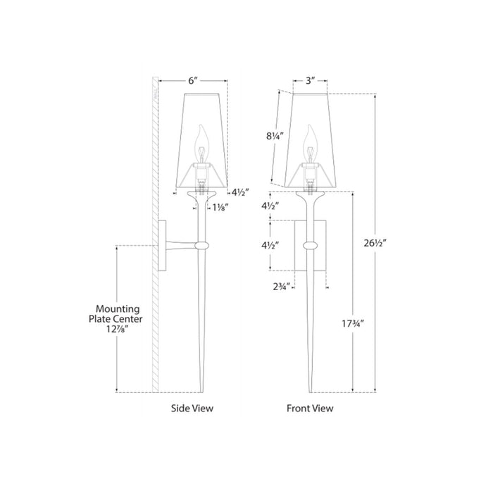 Visual Comfort Signature Iberia Single Sconce