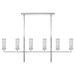 Visual Comfort Signature Liaison Large Linear Chandelier
