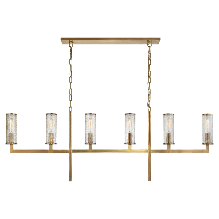 Visual Comfort Signature Liaison Large Linear Chandelier