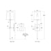 Visual Comfort Signature Lucia Medium Tail Sconce