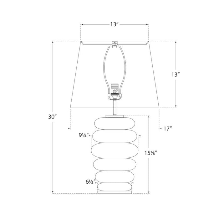 Visual Comfort Signature Phoebe Stacked Table Lamp