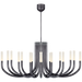 Visual Comfort Signature Rousseau Large Oval Chandelier