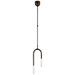 Visual Comfort Signature Rousseau Small Asymmetric Pendant