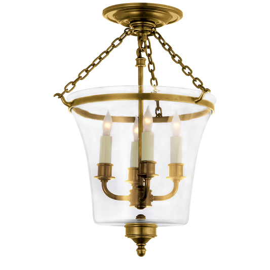 Visual Comfort Signature Sussex Semi-Flush Bell Jar Lantern
