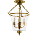 Visual Comfort Signature Sussex Semi-Flush Bell Jar Lantern