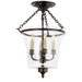 Visual Comfort Signature Sussex Semi-Flush Bell Jar Lantern