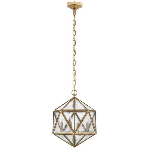 Visual Comfort Signature Zeno Medium 18 Facet Hedron Lantern