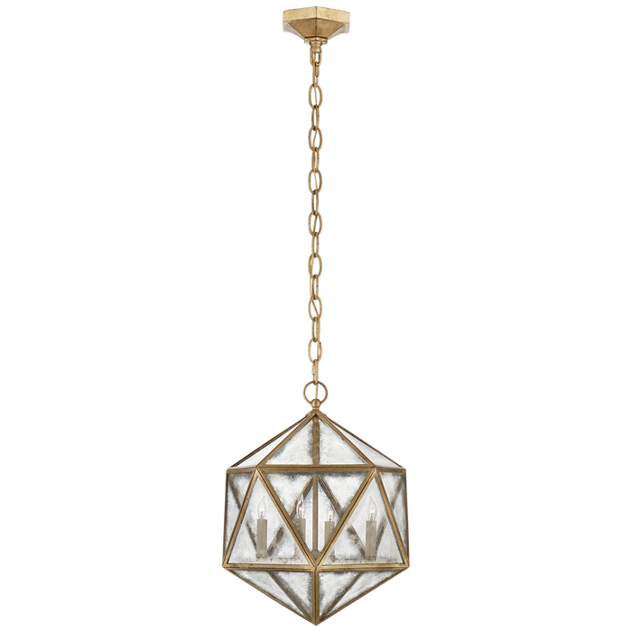 Visual Comfort Signature Zeno Medium 18 Facet Hedron Lantern