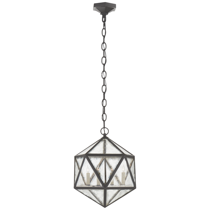 Visual Comfort Signature Zeno Medium 18 Facet Hedron Lantern