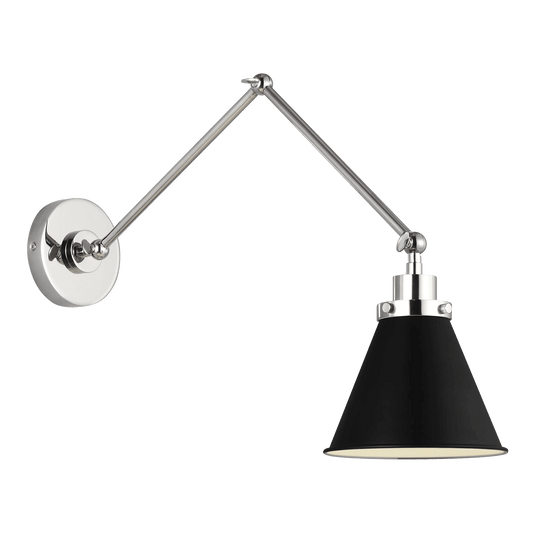 Visual Comfort Studio Wellfleet Double Arm Cone Task Sconce