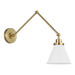 Visual Comfort Studio Wellfleet Double Arm Cone Task Sconce