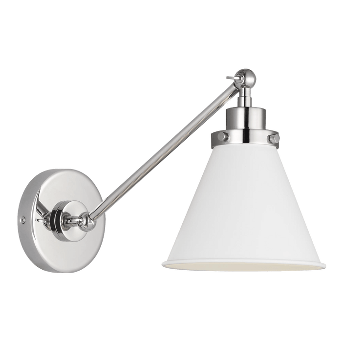 Visual Comfort Studio Wellfleet Single Arm Cone Task Sconce