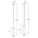 WAC Elementum LED Pendant Light