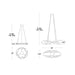 WAC Interlace LED Pendant Light