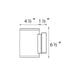 WAC Tube Up and Down Outdoor Wall Light