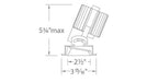 WAC Volta 2″ Adjustable Trim Round
