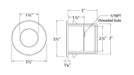 WAC WL-LED310 Step Light